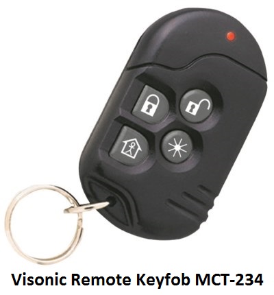 Visonic Remote Keyfob MCT-234